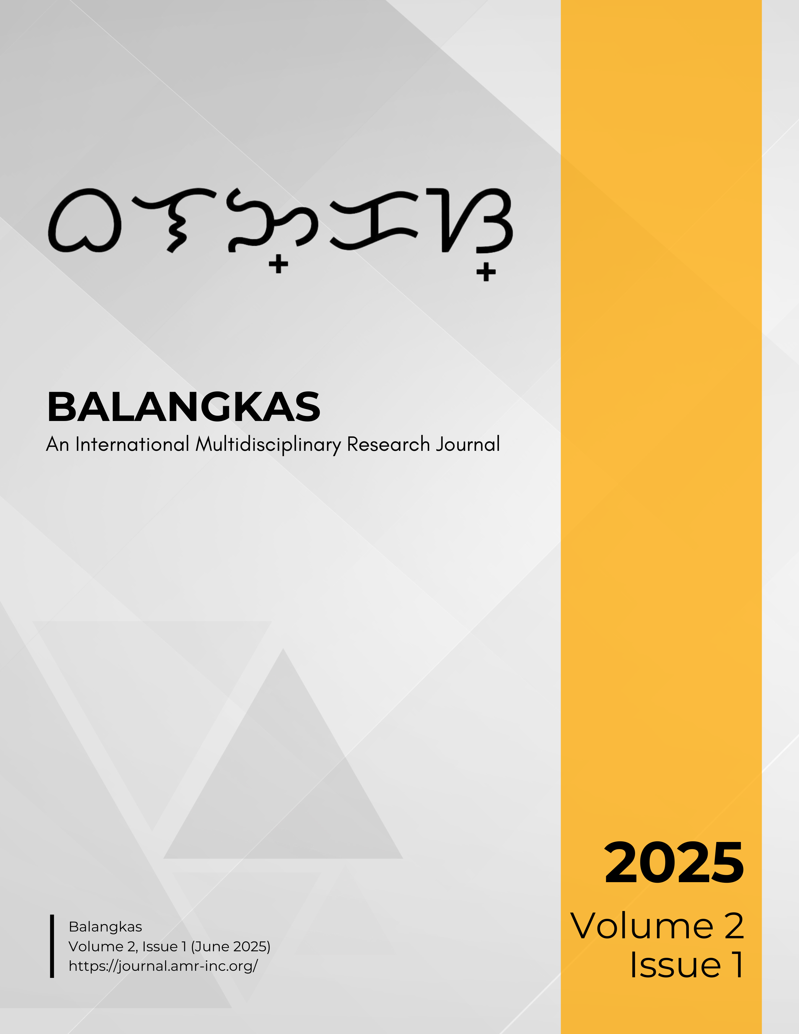 					View Vol. 2 No. 1 (2025): Balangkas (Forthcoming Issue)
				